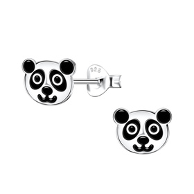 Panda Kinder Ohrringe 925 Silber