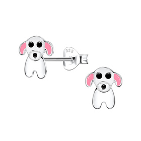 Hunde Kinder Ohrringe 925 Silber