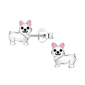 Corgi Kinder Ohrringe 925 Silber