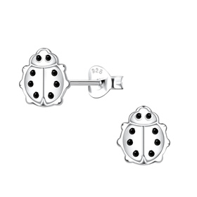 Marienk�fer Kinder Ohrringe 925 Silber