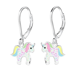 Einhorn Kinder Ohrringe 925 Silber