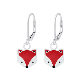 Fuchs Kinder Ohrringe 925 Silber