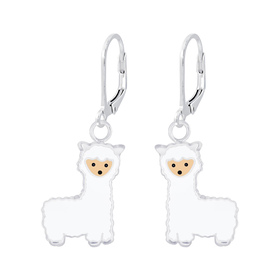 Alpaka Kinder Ohrringe 925 Silber