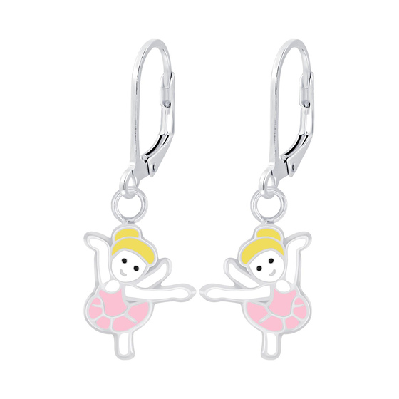 Ballerina Kinder Ohrringe 925 Silber