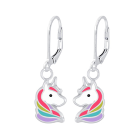 Einhorn Kinder Ohrringe 925 Silber