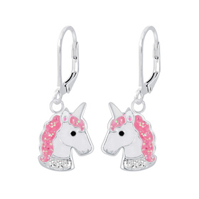 Einhorn Kinder Ohrringe 925 Silber