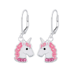 Einhorn Kinder Ohrringe 925 Silber