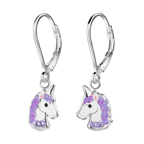Einhorn Kinder Ohrringe 925 Silber