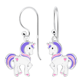 Einhorn Kinder Ohrringe 925 Silber