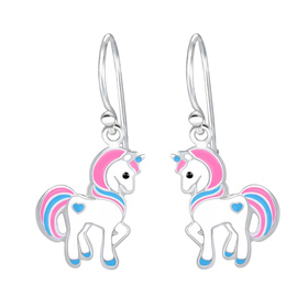 Einhorn Kinder Ohrringe 925 Silber