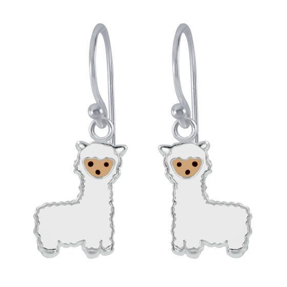 Alpaka Kinder Ohrringe 925 Silber