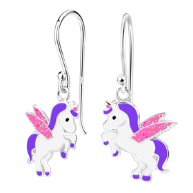 Einhorn Kinder Ohrringe 925 Silber