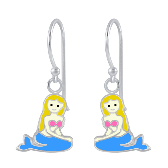 Meerjungfrauen Kinder Ohrringe 925 Silber