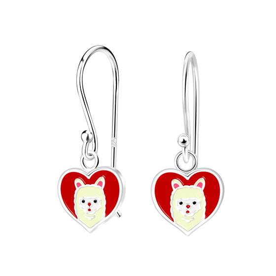 Lama Kinder Ohrringe 925 Silber