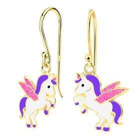 Einhorn Kinder Ohrringe 925 Silber