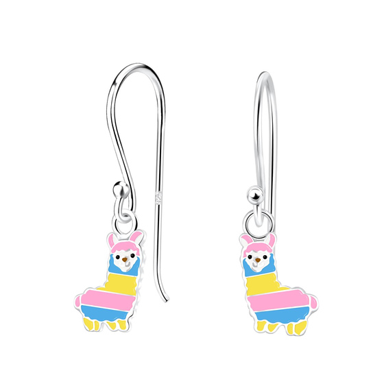 Alpaka Kinder Ohrringe 925 Silber