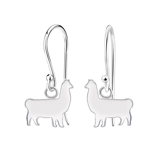 Lama Kinder Ohrringe 925 Silber