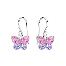 Schmetterling Kinder Ohrringe 925 Silber