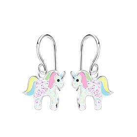 Einhorn Kinder Ohrringe 925 Silber