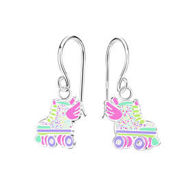 Rollerblade Kinder Ohrringe 925 Silber
