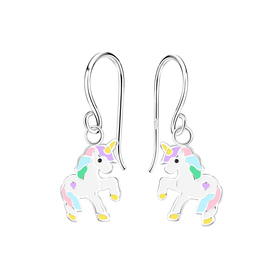 Einhorn Kinder Ohrringe 925 Silber