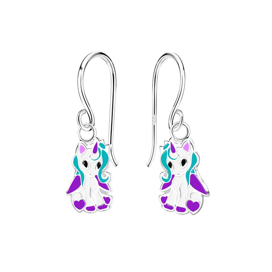 Einhorn Kinder Ohrringe 925 Silber