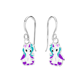 Einhorn Kinder Ohrringe 925 Silber