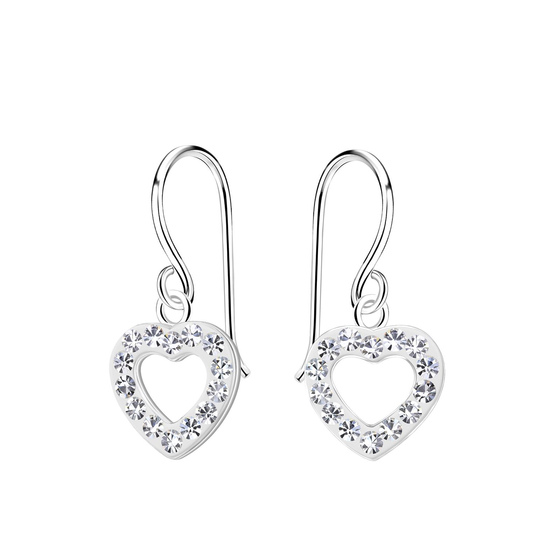 Herz Kinder Ohrringe 925 Silber