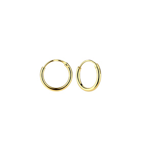 10mm Kinder Creolen 925 Silber