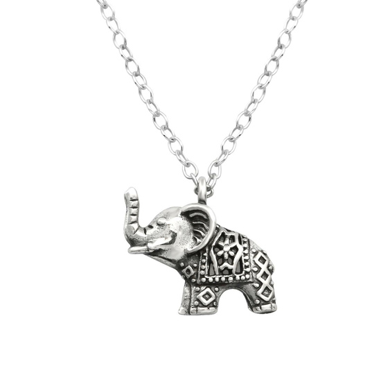 Thailand Elefant Halskette aus Silber kaufen | Monkimau, 27,90 €
