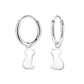 Fuchs Kinder Creolen 925 Silber