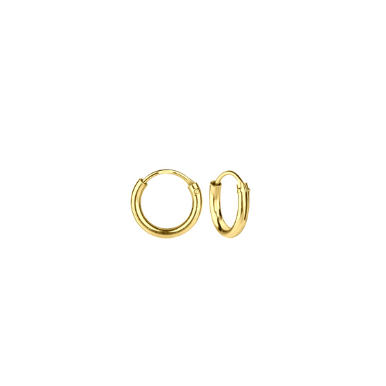 8mm Kinder Creolen 925 Silber