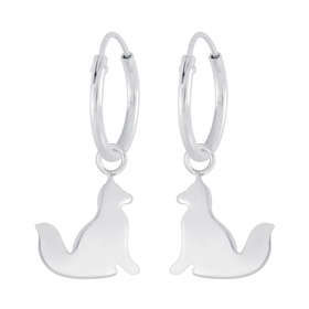 Fuchs Kinder Creolen 925 Silber