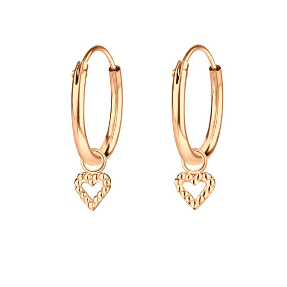 Herz Kinder Creolen 925 Silber