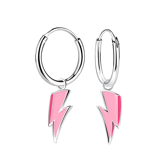 Blitz Kinder Creolen 925 Silber