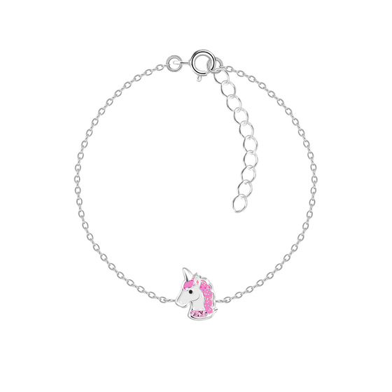 Einhorn Kinder Armband 925 Silber