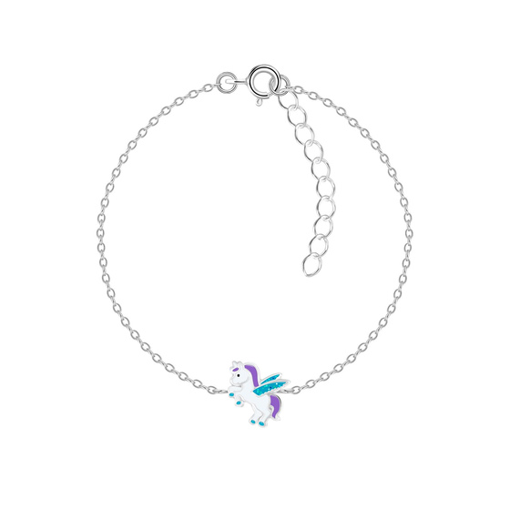Einhorn Kinder Armband 925 Silber
