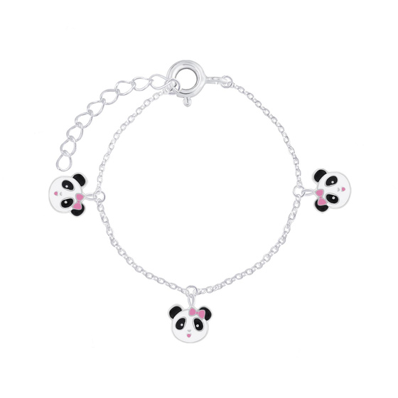Panda Kinder Armband 925 Silber