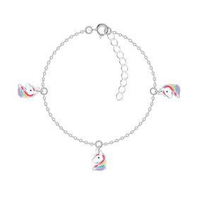 Einhorn Kinder Armband 925 Silber