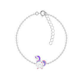 Einhorn Kinder Armband 925 Silber