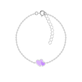 Herz Kinder Armband 925 Silber