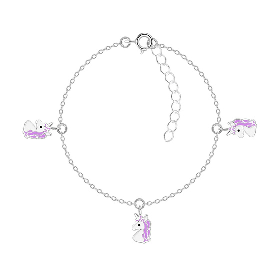 Einhorn Kinder Armband 925 Silber