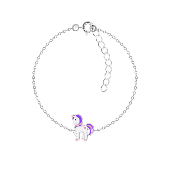 Einhorn Kinder Armband 925 Silber