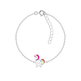 Einhorn Kinder Armband 925 Silber