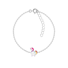 Einhorn Kinder Armband 925 Silber