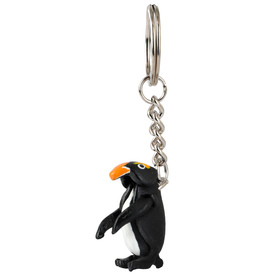 Auf dem Bild zu sehen ist ein süßer Pinguin aus Leder als...