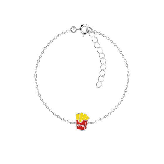 Pommes Kinder Armband 925 Silber