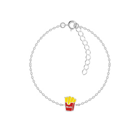 Pommes Kinder Armband 925 Silber