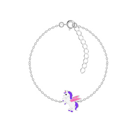 Einhorn Kinder Armband 925 Silber
