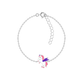 Einhorn Kinder Armband 925 Silber